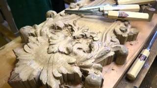 Cursus HOUTSNIJDEN 20122013  WOODCARVING CLASSES  Ornamental Woodcarving [upl. by Alah]