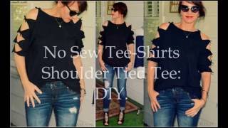 Shoulder Tied Tee Shirt [upl. by Nohtanoj90]