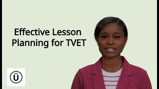 EN  Effective Lesson Planning for TVET [upl. by Just967]