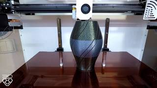 Multimaterial vase mode 3D printing on CraftBot FLOW IDEX [upl. by Elatnahc]