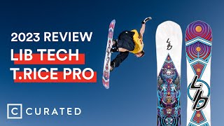 2023 Lib Tech TRice Pro Snowboard Review 2024 Same Tech Different Graphic  Curated [upl. by Aikahc355]