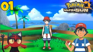 The Best Pokemon Game For Android 🔥 Pokemon Ultra Sun Android Gameplay  EP 1  Hindi [upl. by Eynobe]