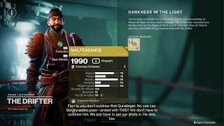 getting malfeasance in destiny 2 and ending my suffering a post to let you know im alive [upl. by Clerc804]