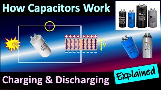 Capacitor Operation Explained  How Capacitors Work  All you need to know is here💪😍 [upl. by Windy]