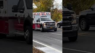 Bethpage fire department Ambulance 9056 arriving to a signal 9 [upl. by Phaih]