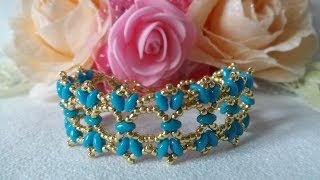 TUTORIAL  BRACCIALE AMELIA CON 110 TOHO E SUPERDUO [upl. by Annayehc]