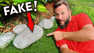 Does This Landscaping Hack Work DIY Faux Stone Edging [upl. by Richardo]