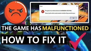 THIS IS How To FIX The Game Has Malfunctioned IN DB FighterZ ✅ [upl. by Casabonne]