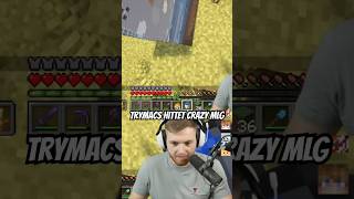 Trymacs hittet Crazy MLG craftattack12 minecraft crazy twitch clips gaming streamer trymacs [upl. by Ettevahs]