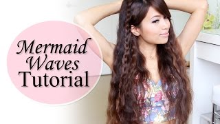 Mermaid Waves Hair Tutorial feat NuMe Pentacle Wand Deep Waver [upl. by Ramin]