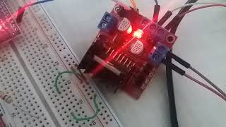 Actuador lineal dc con arduino y l298n driver [upl. by Lasonde743]