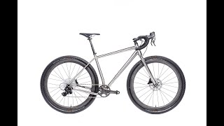 NEU Falkenjagd Aristos CX Trail Gravel Titanium Modell 2022 with Campagnolo Ekar 1x13 [upl. by Darton]