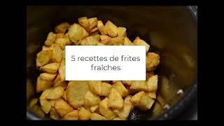 5 recettes cookeo de frites fraîches avec lextra crisp [upl. by Eural]