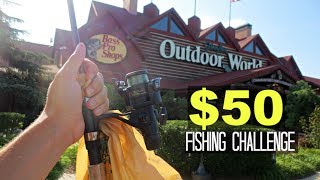 50 Bass Pro Shops Fishing Challenge Craziness [upl. by Edak]