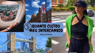 Quanto gastei no meu intercâmbio de 1 mês em LONDRES [upl. by Cole]