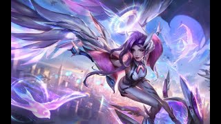 reviewing new Battle Dove Seraphine skin  League of legends [upl. by Aural]