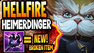 BLACKFIRE TORCH MAKES HEIMERDINGER A GOD TIER CHAMPION NOW TURRETS HAVE 3 BURNS [upl. by Weiman]