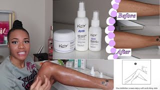 Pansly Hair Removal amp Growth Inhibitor Review [upl. by Hsaka]