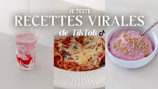 Je teste des recettes virales de TikTok Vegan et Protéinées  Alice Esmeralda [upl. by Mihar]