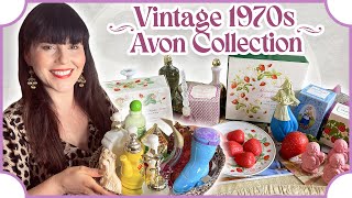 My Vintage 1970s Avon Cosmetic collection Over 100 pieces [upl. by Edmea]