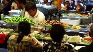 La Boqueria Market in Barcelona  Part 1  Jamon Meat and Seafood Sections [upl. by Smoot]