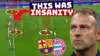 How Flick Destroyed The Bayern Machine  Tactical Analysis  Barcelona 41 Bayern Munich [upl. by Holloway]