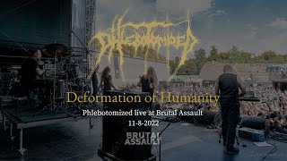 Phlebotomized  Deformation of Humanity live at Brutal Assault 2022 [upl. by Oira707]