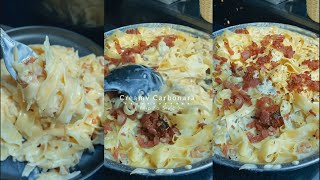 Creamy Carbonara Recipe Easy Make at Home Shorts [upl. by Aivekal]