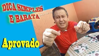 COMO MONTAR UMA VARA PARA PESCAR  Dica simples para iniciante na pesca [upl. by Zacarias]