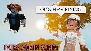 NEW ROBLOX Fates Admin Script Exploit  WORKS IN ANY GAME [upl. by Shiverick]