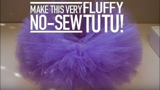 TUTORIAL DIY No Sew Fluffy Tutu [upl. by Saylor]