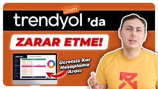 Trendyolda Nasıl Kar Hesaplanır  EXCEL İLE UĞRAŞMA  Ücretsiz Trendyol Kar Hesaplama Aracı [upl. by Ynohtn327]