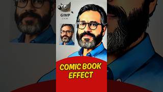 CREATE AN AMAZING COMIC BOOK EFFECT IN GIMP [upl. by Goddart226]