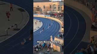 Matt Boling 400m Copenhagen [upl. by Ahtamas]