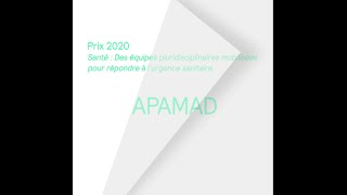 Prix de la Fondation 2020 association APAMAD [upl. by Imat]