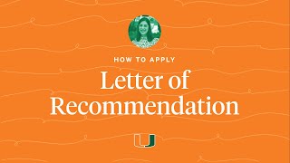 How to Apply Letter of Recommendation [upl. by Nenerb]