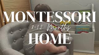 Montessori Home Tour 812 Months prepare your home using Montessori principles part 1 of 2 [upl. by Hadwyn10]