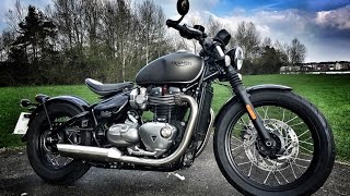 Triumph Bobber Review [upl. by Olzsal]