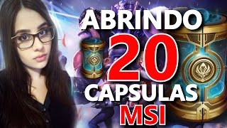 ABRINDO 20 CAPSULAS MSI  SERÁ QUE DEU BOM [upl. by Genie]