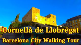 Cornellà de Llobregat Barcelona Catalonia City Walking tour Spain relaxation [upl. by Edwin]