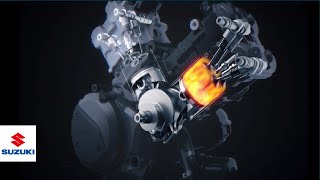 2020 VSTROM 1050XT official technical presentation video –Engine ver  Suzuki [upl. by Bartolome]