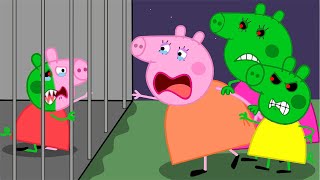 Zombie Apocalypse Zombies Appear At The Maternity Hospital🧟‍♀️  Peppa Pig PJ Mask Funny Animation [upl. by Dnomasor]