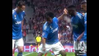 Juan Cuadrado hits a goal and Dance [upl. by Anitnahs]