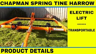 Spring Tine Harrow for maintaining your fields and paddocks [upl. by Nanci833]