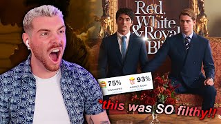 Gay man watches RED WHITE amp ROYAL BLUE  movie reaction [upl. by Ynohtnacram]