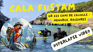 Cala Mitjana  Cala Fustam  4K Hyperlapse  AraTrek [upl. by Esimorp]