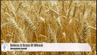 Unless A Grain Of Wheat  Bernadette Farrell  hymn instrumental lyrics lent [upl. by Novahc905]