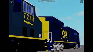 CSX Intermodal at RS wCN and UP [upl. by Krawczyk916]