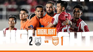 Highlight Liga 1 20232024  Persis Solo 2  1 Borneo FC [upl. by Nahsor]