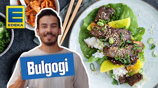 Bulgogi  Eine Spezialität der koreanischen Küche [upl. by Critchfield]